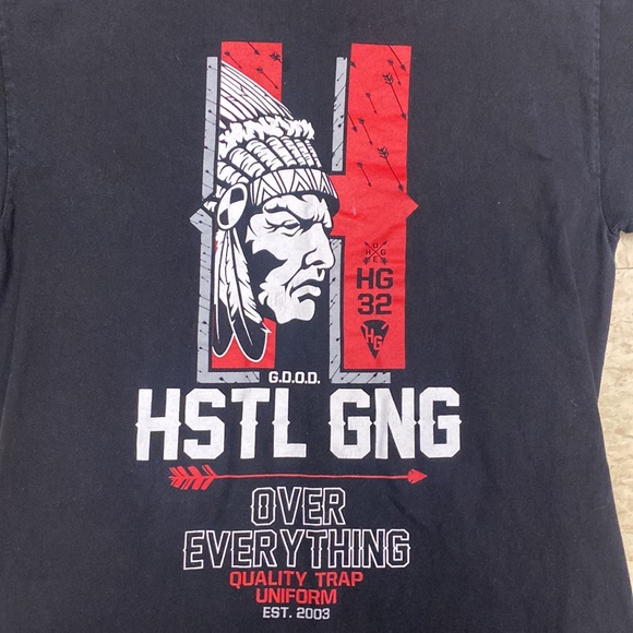 HUSTLE GANG HUSTLE GANG HUSTLE GANG T-Shirt - Picture 2 of 4